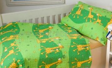 Bavlnen oblieky pre deti irafa zelen