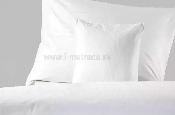 Atlasové obliečky Grádl biele prúžok 0,2 cm