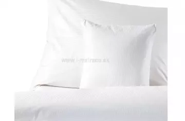 Atlasové obliečky Grádl biele prúžok 0,4 cm