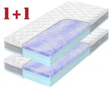 Matrac s gélovou hybridnou penou Swisslab prestige gél set 1 1