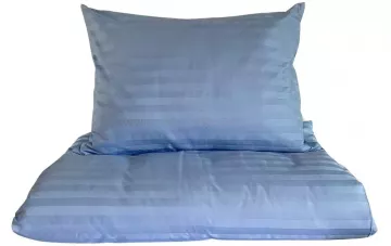 Atlasové obliečky Grádl modrý prúžok 2,5 cm
