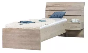 Drevená posteľ Laglio jednolôžko pravé