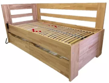 Drevená posteľ Hanny 200x90 cm, buk