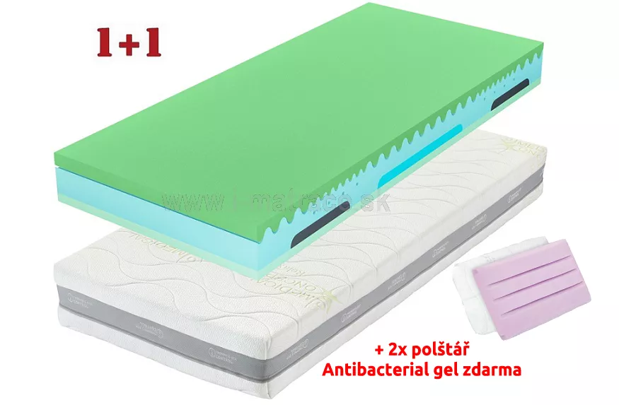 ortopedický matrac Air hybrid v akcii 1 1 zadarmo