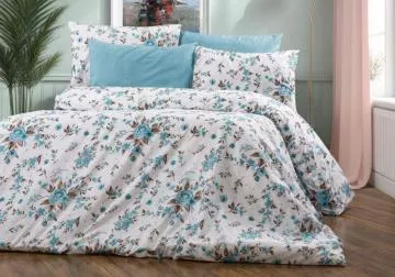 Bavlnen� oblie�ky Flora tyrkys