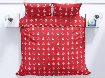 Bavlnen� oblie�ky �erven� kotva