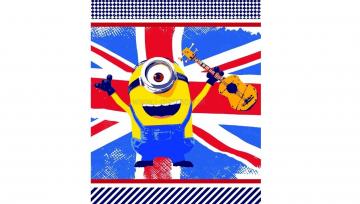 Detská fleecová deka Minions 01