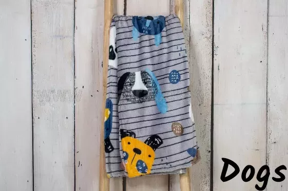Mikroplyšová deka Dogs