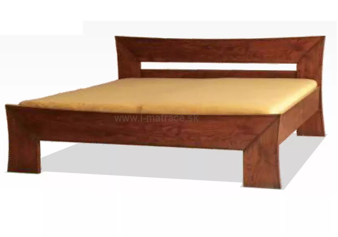 drevená posteľ z masívu Galileo