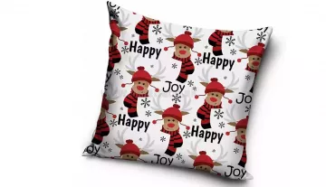 Obliečka na vankúšik Happy joy