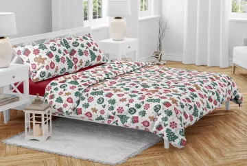 Obliečky Ozdoby zelené