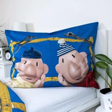 Bavlnen oblieky Pat a Mat blue
