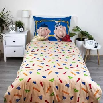 Bavlnen oblieky Pat a Mat blue