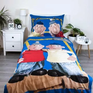 Bavlnen oblieky Pat a Mat blue