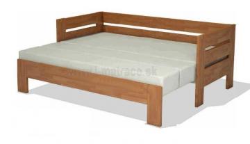 Drevená posteľ Flavio duo