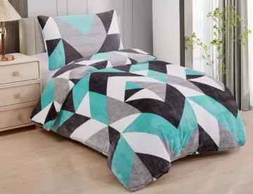 Oblie�ky mikroply� - Abstract tyrkys 140x200 70x90cm