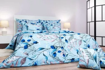 Obliečky Milaya modrá - hrejivý flanel