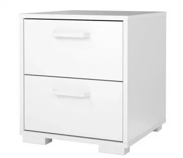 No�n� stol�k Selina 701, biela lesk