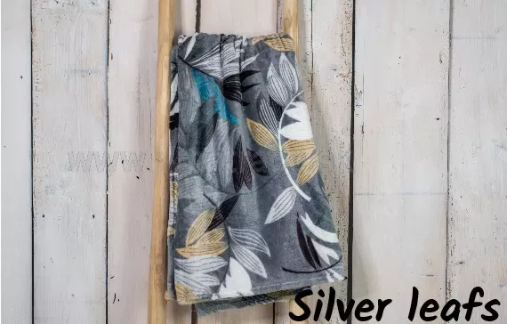 Mikroplyšová deka Silver Leafs