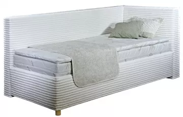 Čalúnená posteľ Sono s čelami - PRAVÁ