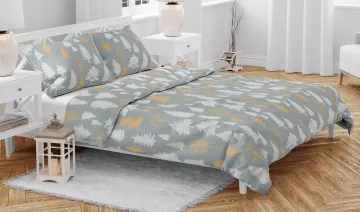 Obliečky Stromčeky šedé