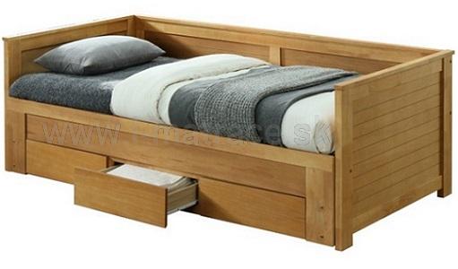 Rozkladacia posteľ Goreta dub