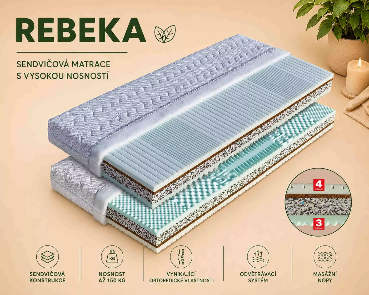 matrac Rebeka matrace Rebeka