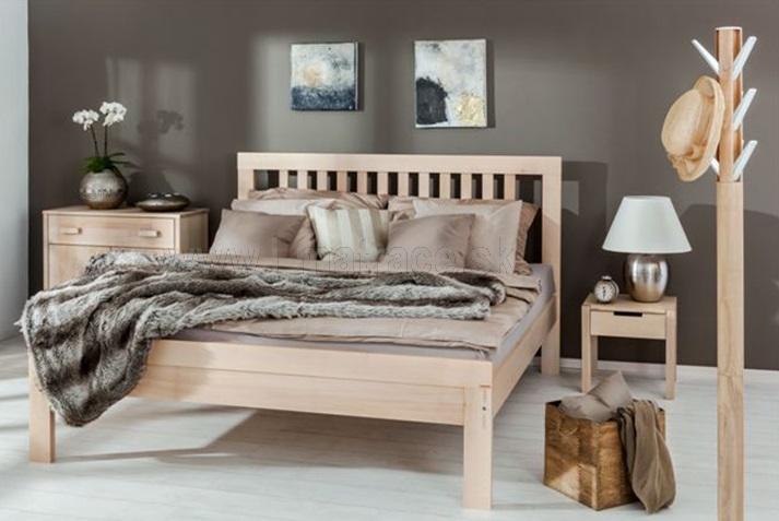 Drevená posteľ Lettya