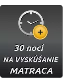 30 noc na vyskanie matraca